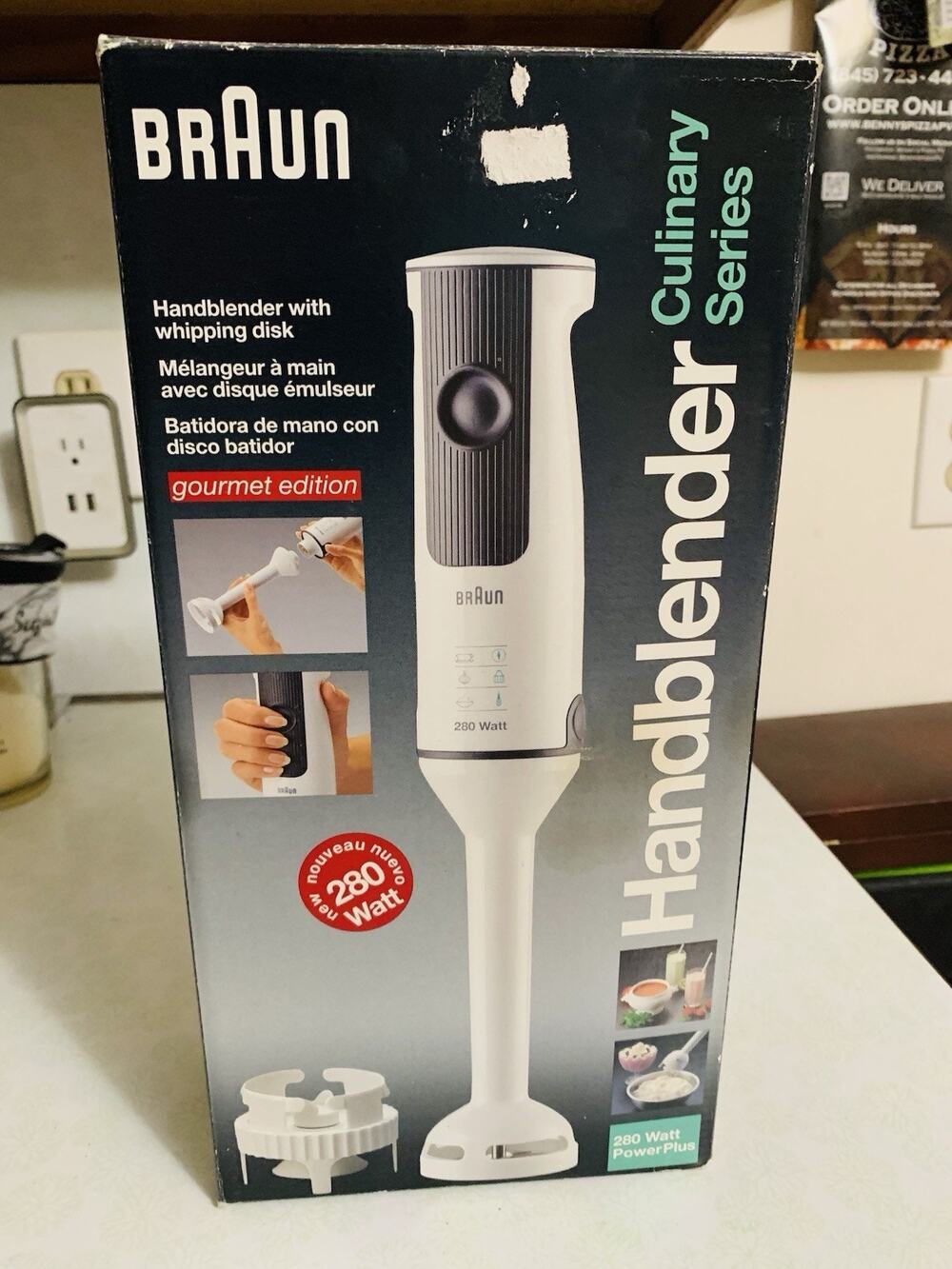 BRAUN MR 500 Culinary Series Handblender Blender 280 Watt Power Plus NIB